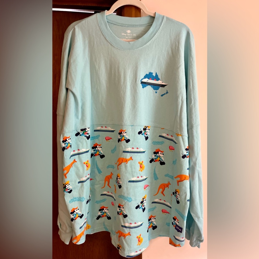 Disney Cruise Line Spirit Jersey Exclusive Australia New Zealand Size XXL 2X New